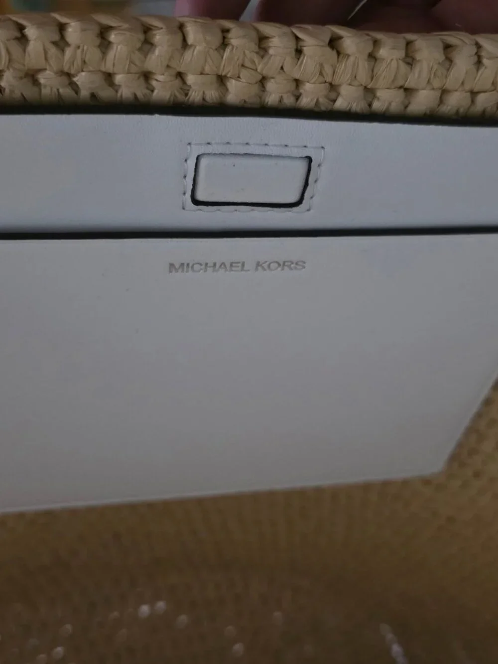 Michael Kors rafia bag